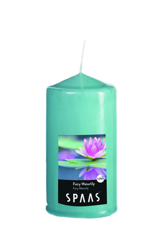 Scented Pillar Candle 80x150 - Fairy Waterlilys