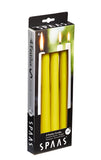 Taper Dinner Candle 4 Pack Autumn Yellow