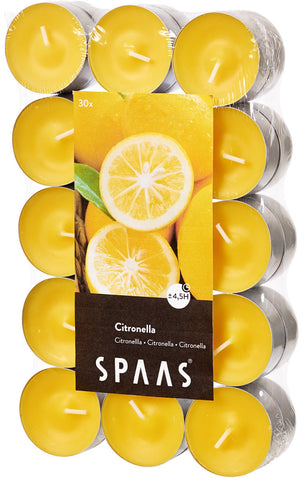 Citronella 30 Pack Tealight Candles