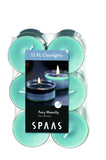 Scented Extra Large Clear Cup Tealight Candle 12 Pack Fairy Waterlily