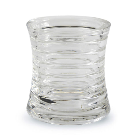 Highlight Glass Candle Holder Transparent with Candle Avenue