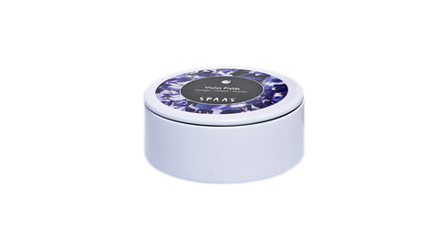 Resealable Tin Candle Flower Fragrance Violet Fields