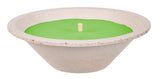 Citronella and Basil Dish candle