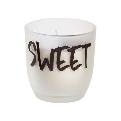 Frosted Glass Candle - Sweet