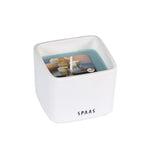 Modular White Procelain Cube Candles Unscented