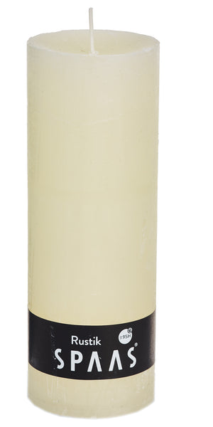 Rustic Pillar Candle 70x190 - Ivory