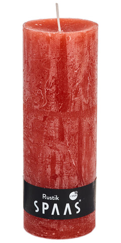 Rustic Pillar Candle 70x190 - Ginger