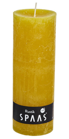 Rustic Pillar Candle 70x190 - Autumn Yellow