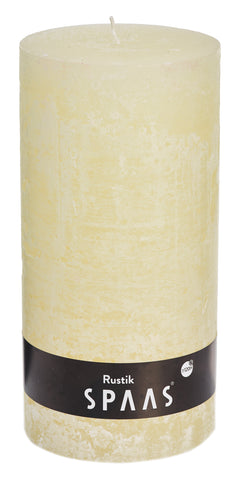 Rustic Pillar Candle 100x200 Ivory