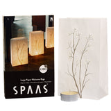 Large Welcome Bages With Tealight Candle 4 Per Pack