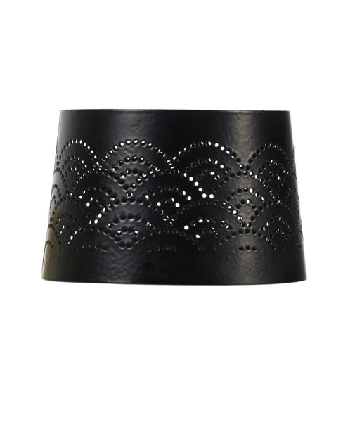 Shade For Scented Glass Candle Black Lace