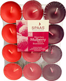 Scented Tealight Candle 24 Pack Mulberry